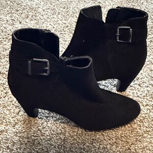 Sam Edelman Black Ankle Booties with Buckle